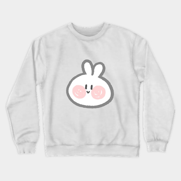 Shy Bunny Crewneck Sweatshirt by Smilemerch 